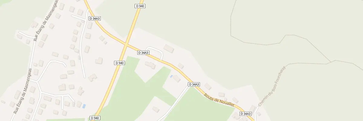 Plan du 3 Nouallet à Sardent