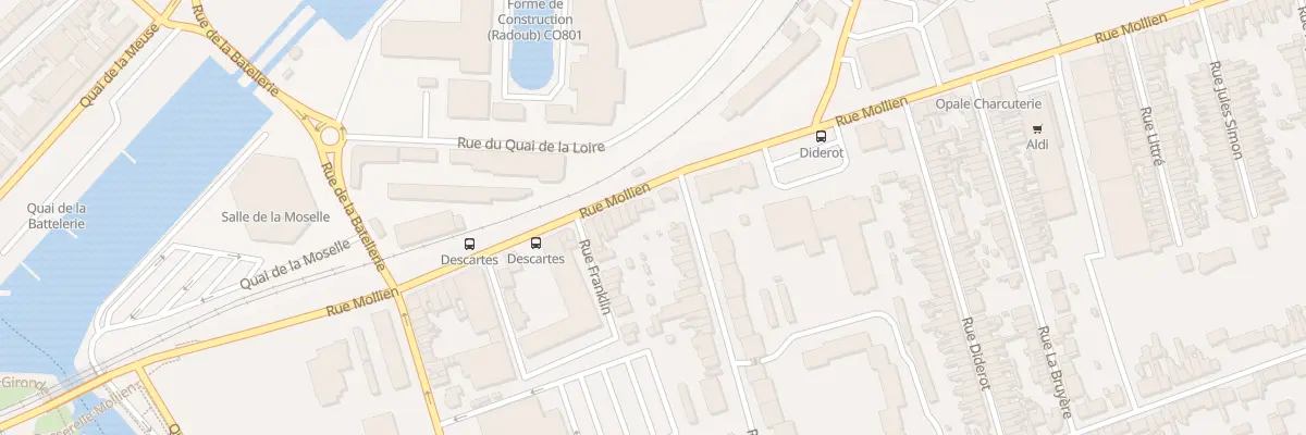 Plan du 60 Rue Mollien à Calais