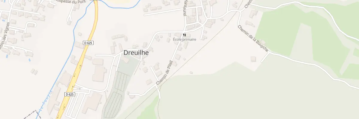 Plan du 3 Che de Piteil à Dreuilhe
