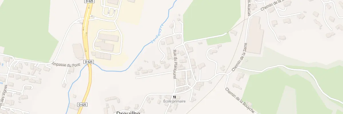Plan du 43 Dreuilhe à Dreuilhe