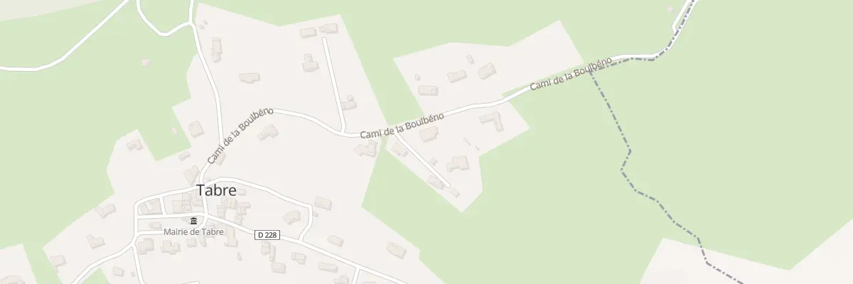 Plan du 28 Cami de la Boulbéno à Tabre