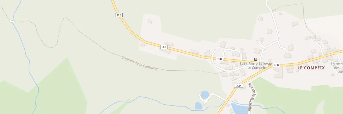 Plan du 5002 Le Compeix à Saint-Pierre-Bellevue