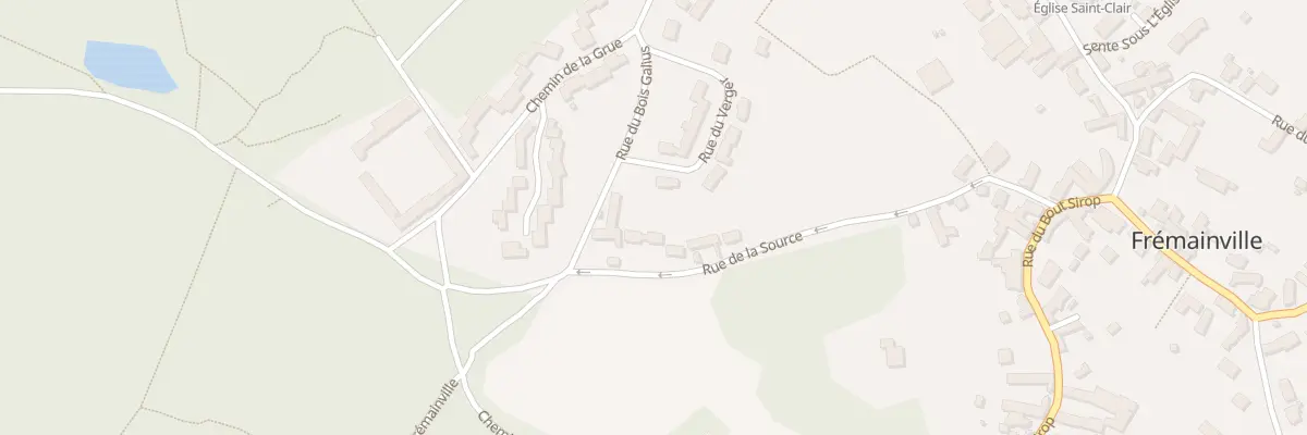 Plan du 34 Rue de la Source à Frémainville