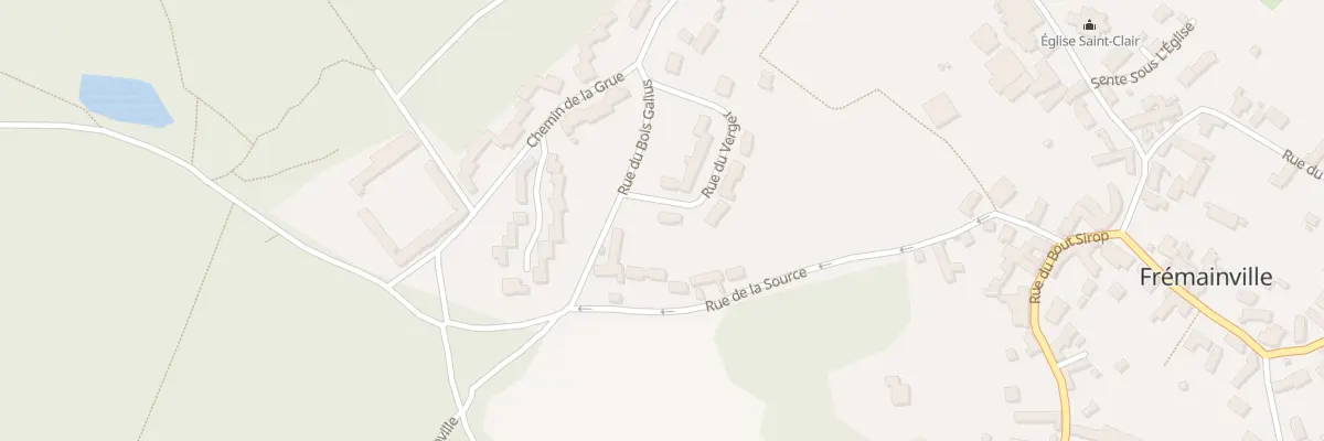 Plan du 9 Rue du Verger à Frémainville