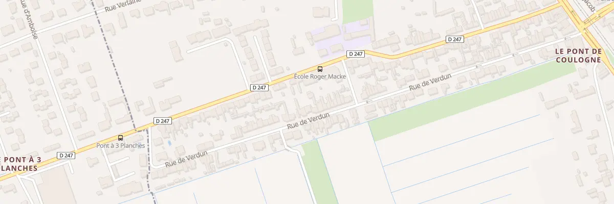 Plan du 104 Rue de Verdun à Coulogne