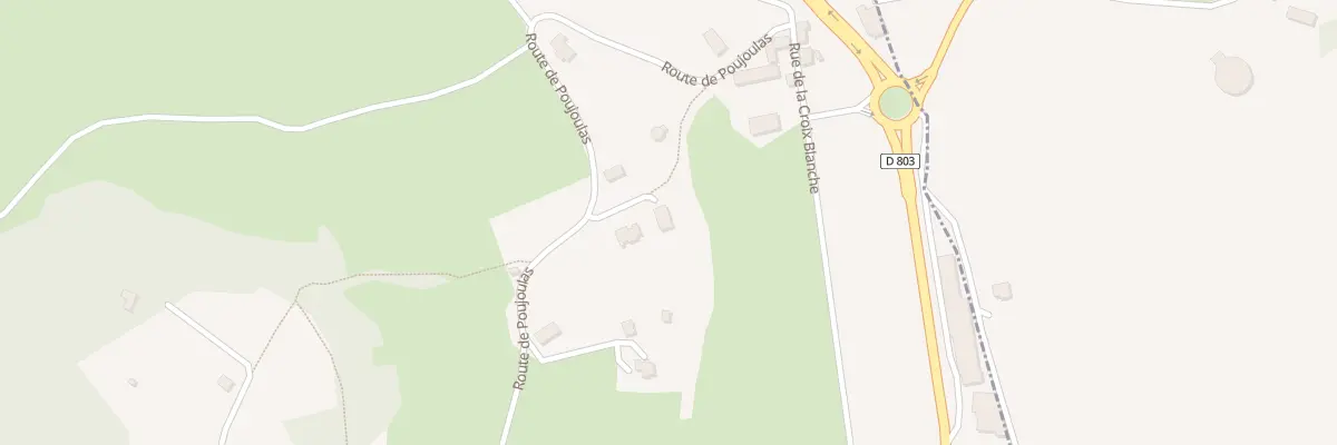 Plan du 5148 A Poujoulas à Saint-Michel-Loubéjou