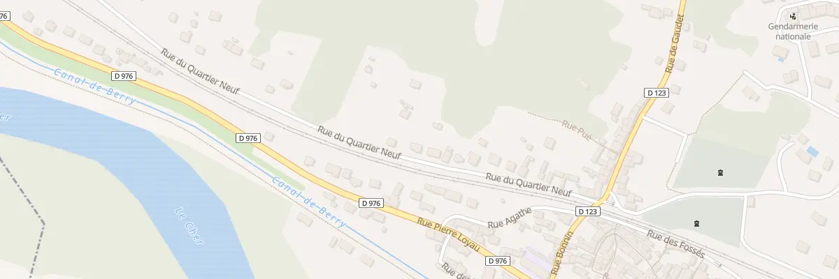 Plan du 30 Rue du Quartier Neuf à Mennetou-sur-Cher