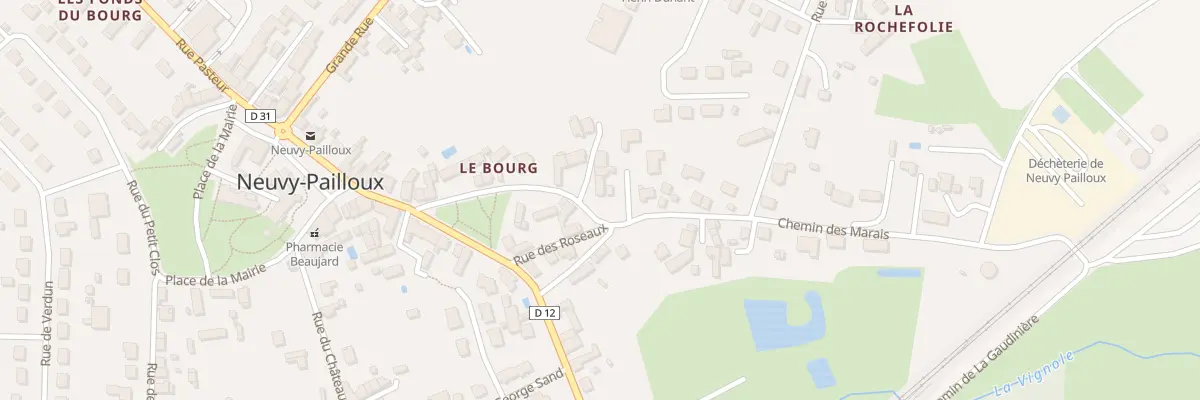 Plan du 13 Che des Marais à Neuvy-Pailloux