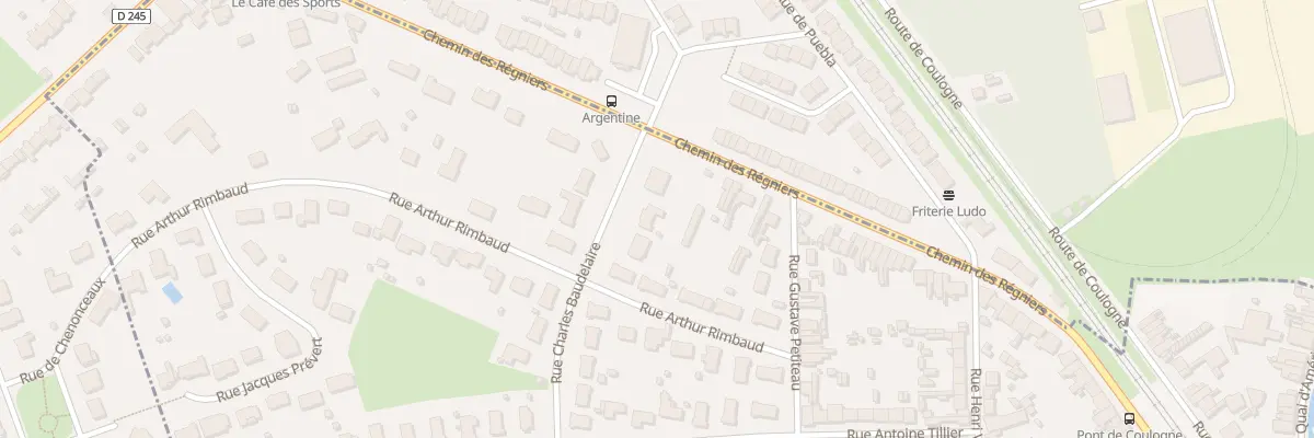 Plan du 45 Rue Baudelaire à Coulogne