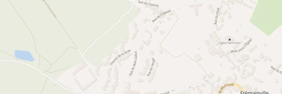Plan du 17 Rue du Chateau à Frémainville