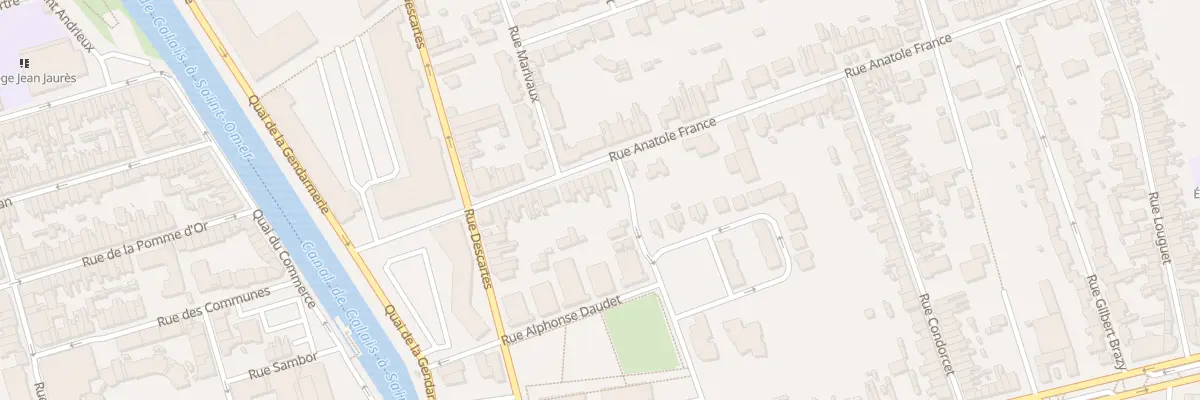 Plan du 34 Rue Anatole France à Calais