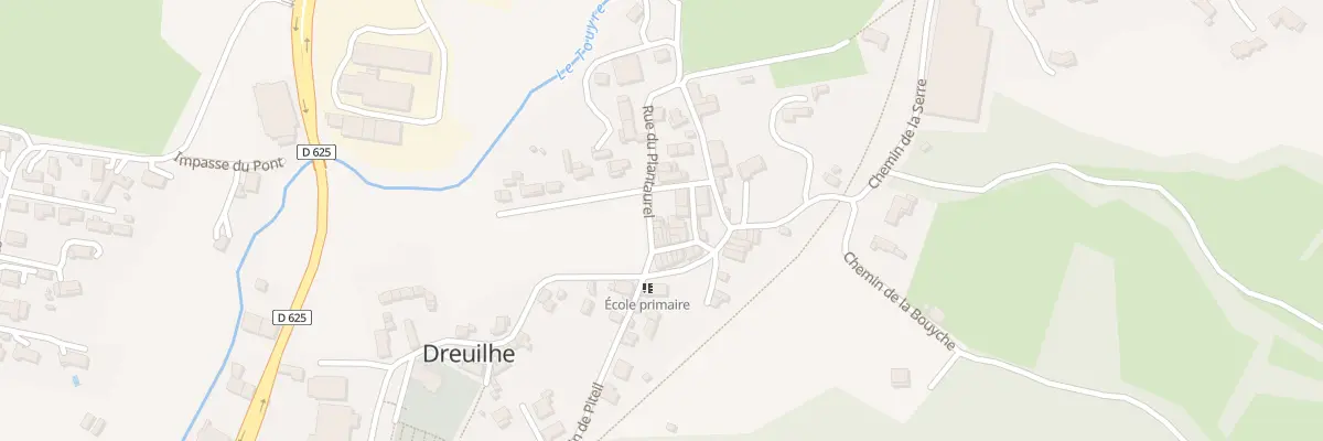 Plan du 2 Rue du Plantaurel à Dreuilhe