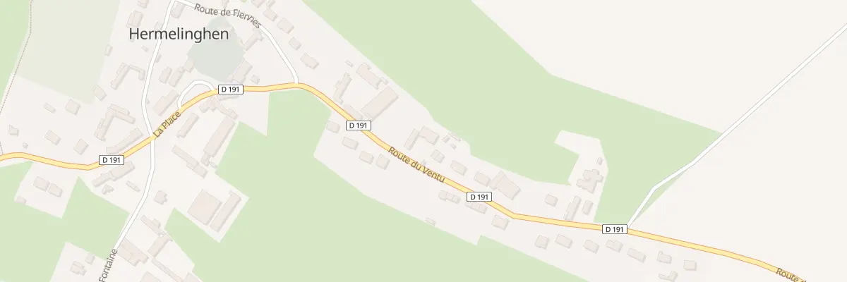 Plan du 145 Rte du Ventu à Hermelinghen