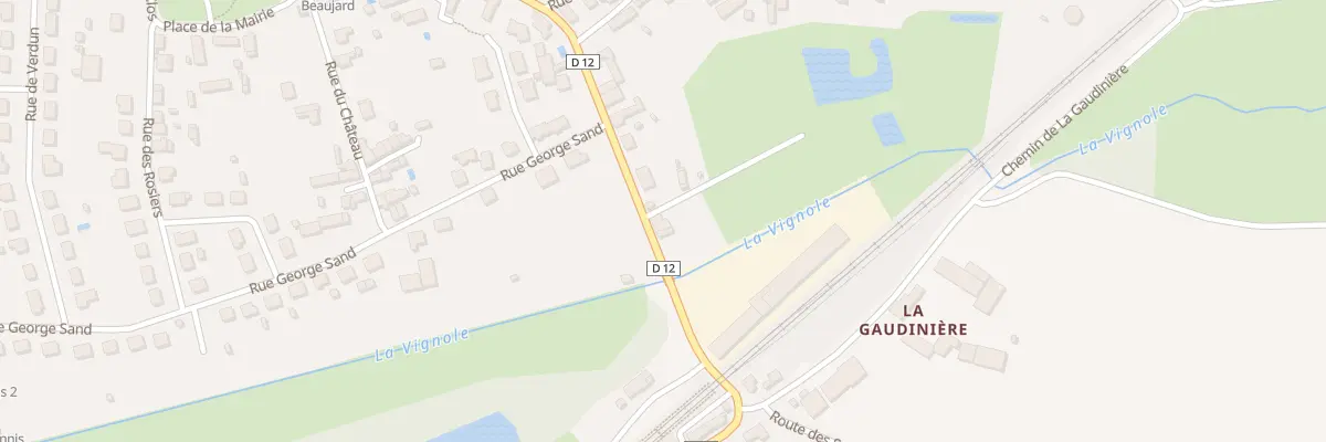 Plan du 37 Rue de la Gare à Neuvy-Pailloux