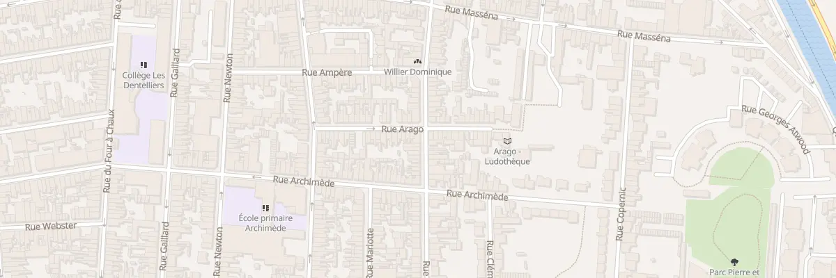 Plan du 52 Rue Galilée à Calais