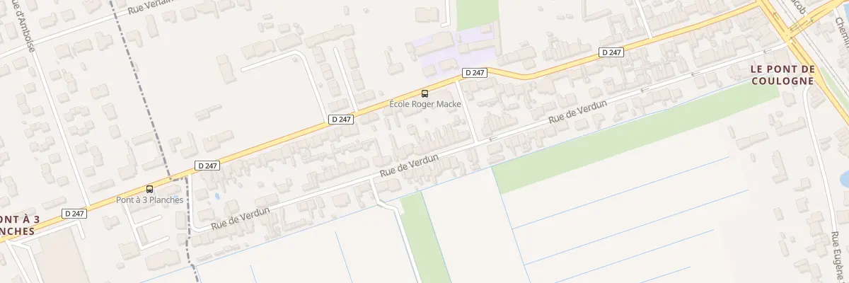 Plan du 100 Rue de Verdun à Coulogne