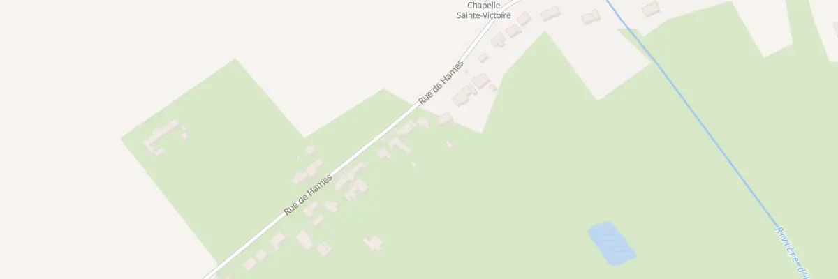 Plan du 2117 Rue de Hames à Hames-Boucres