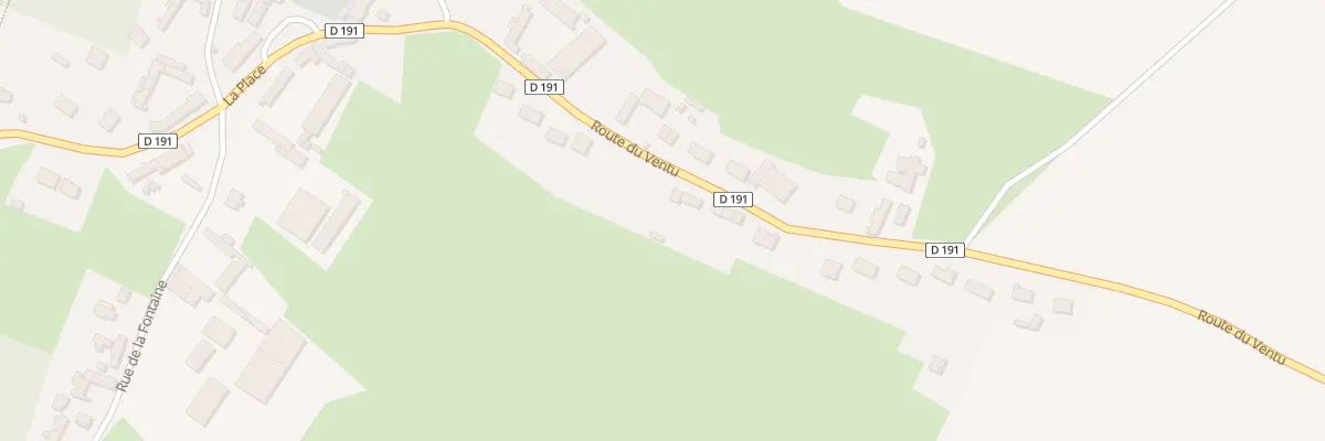 Plan du 190 Rte du Ventu à Hermelinghen