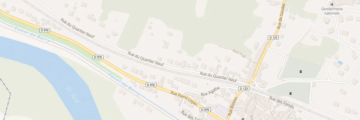 Plan du 28 Rue du Quartier Neuf à Mennetou-sur-Cher