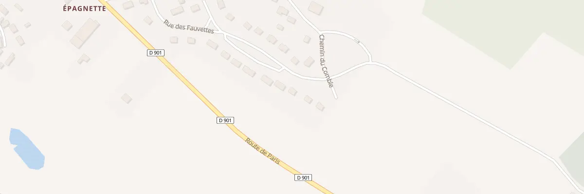 Plan du 20 Rue des Fauvettes à Épagne-Épagnette