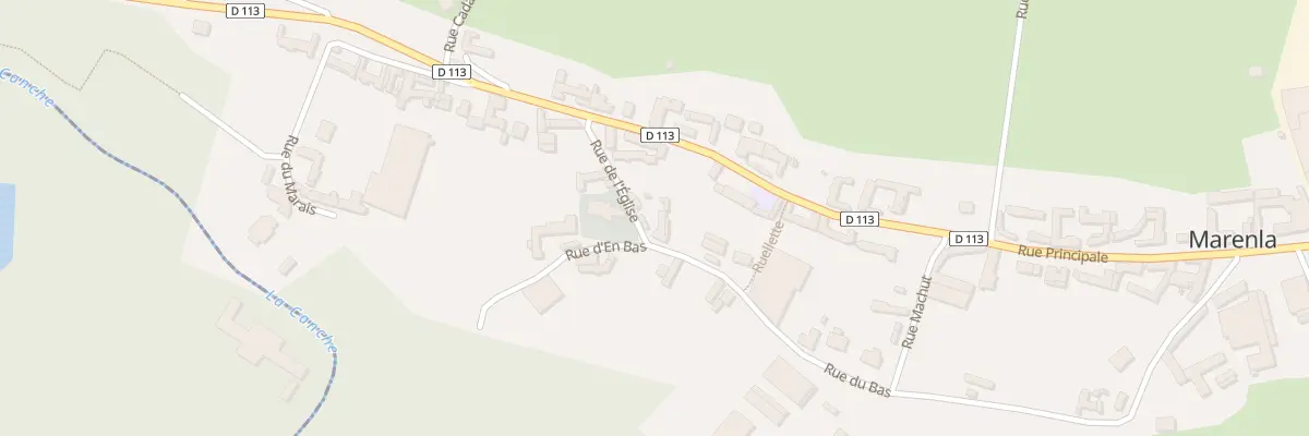 Plan du 14 Rue du Bas à Marenla