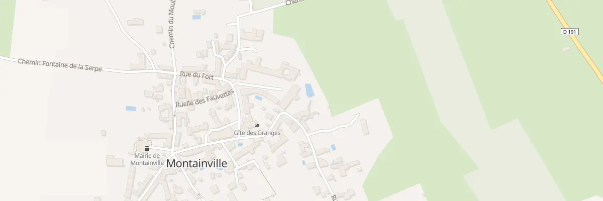 Plan du 16 Rue du Fort à Montainville