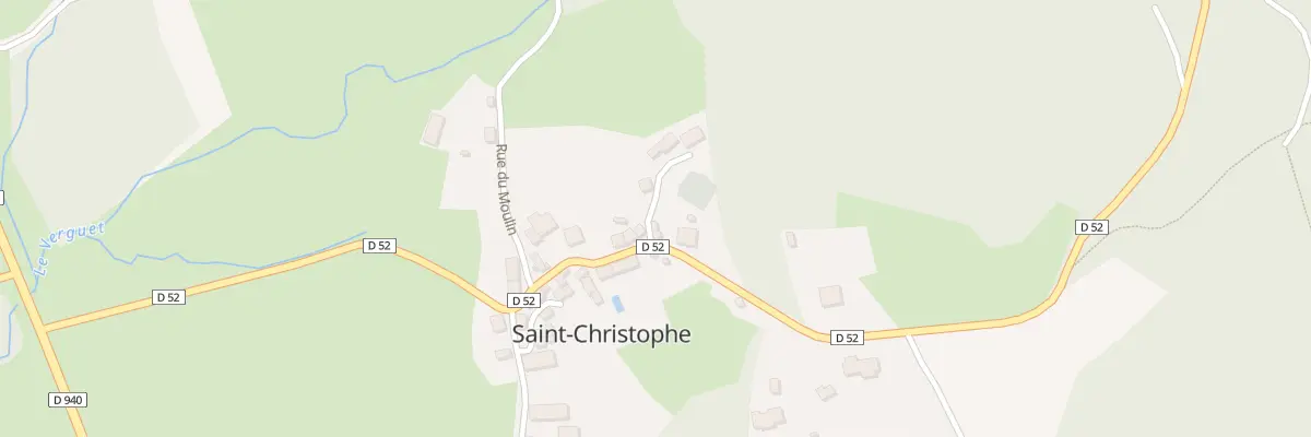 Plan du 5104 Le Bourg à Saint-Christophe