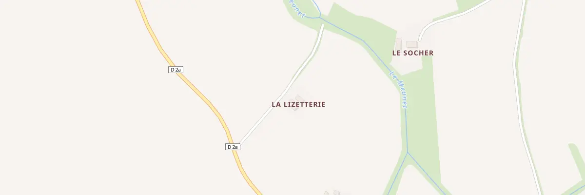 Plan du 5030 La Lizetterie à Meunet-sur-Vatan