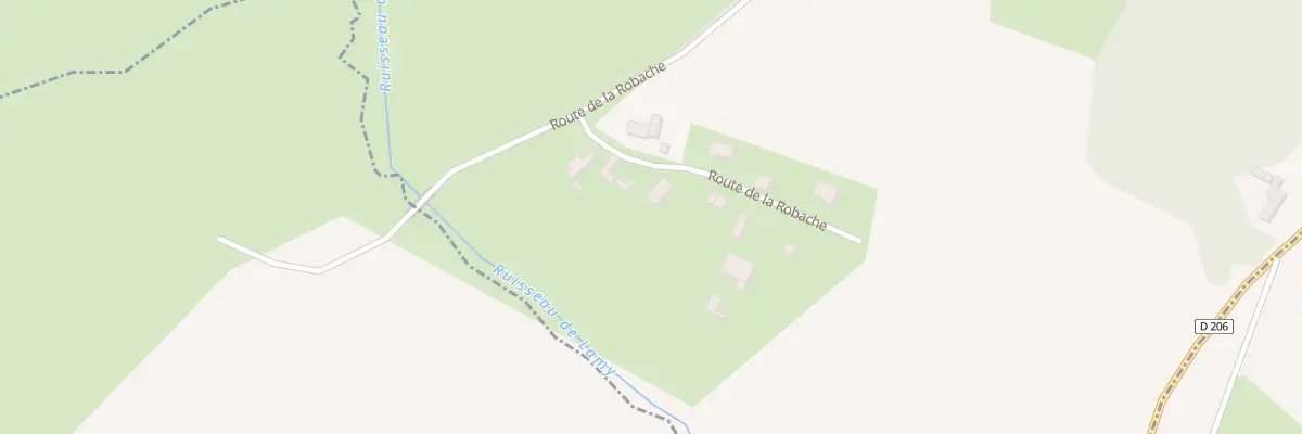Plan du 96 Rte de la Robache à Nabringhen
