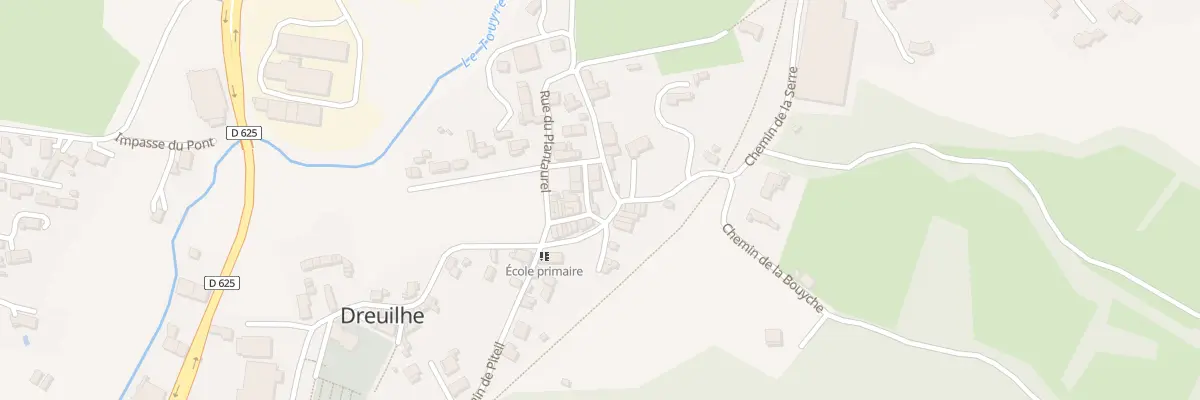 Plan du 1 Rue Cami Del Las Randoletas à Dreuilhe