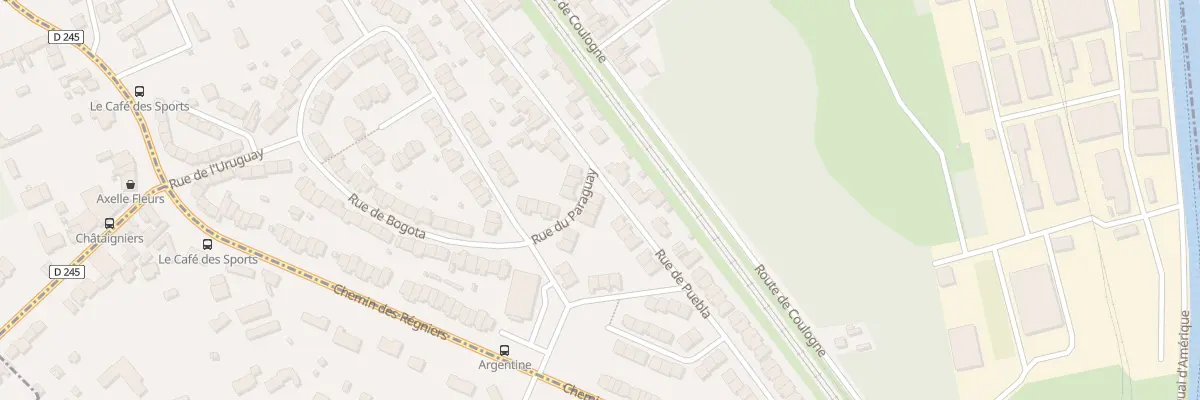 Plan du 368 Rue de Bogota à Calais
