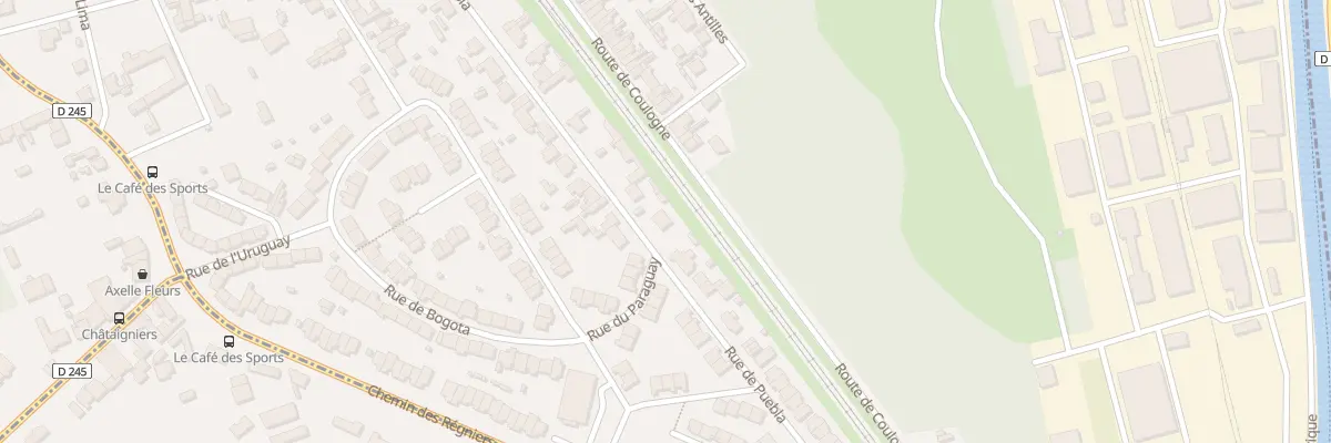 Plan du 375 Rue de Puébla à Calais