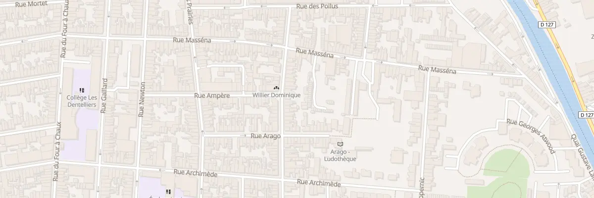 Plan du 31 Rue Galilée à Calais