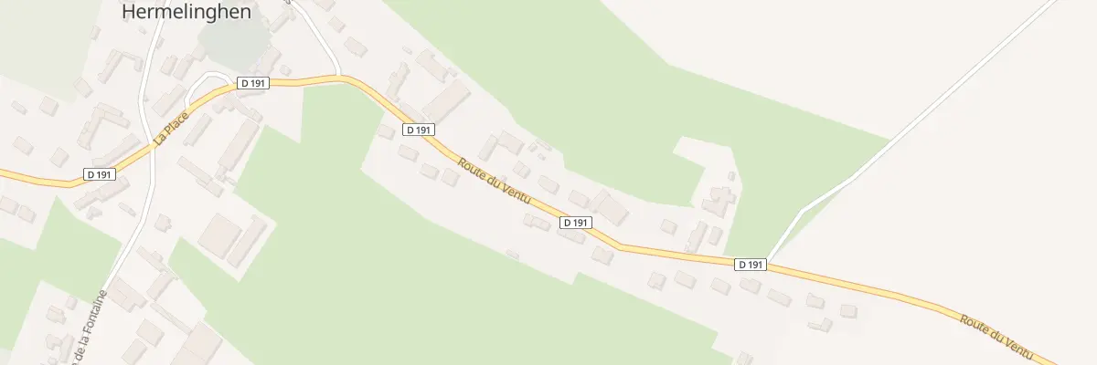 Plan du 183 Rte du Ventu à Hermelinghen