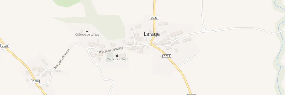Plan du 3 Rue Jean Ferrasse à Lafage