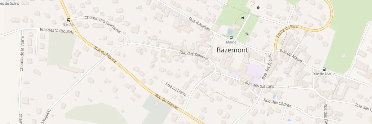 Plan du 19 Rue des Sablons à Bazemont