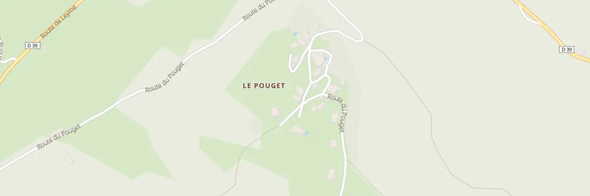 Plan du 5201 Le Pouget à Aynac