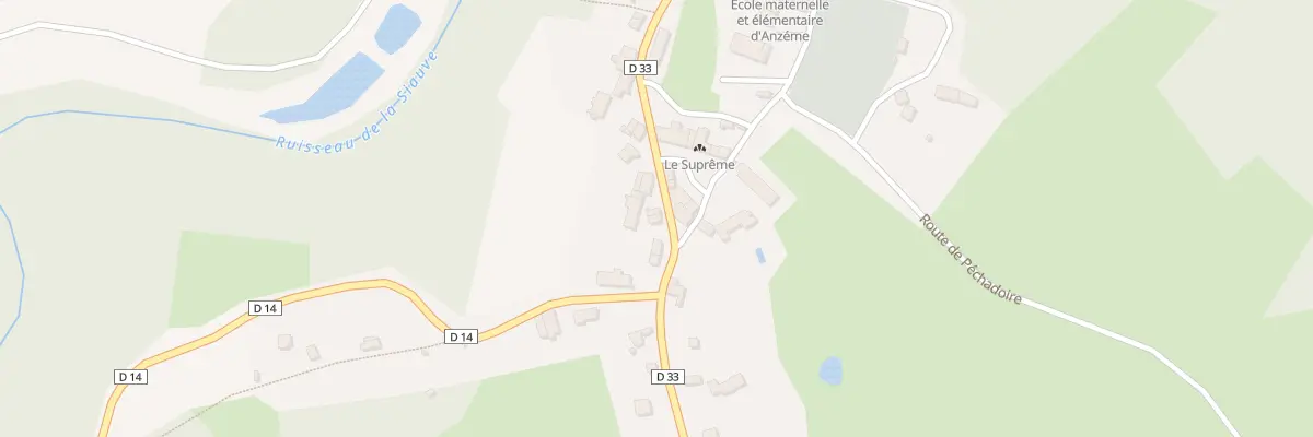 Plan du 24 Rte de Guéret à Anzême