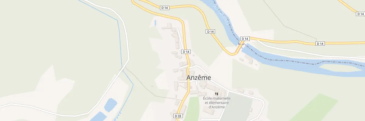 Plan du 11 Rte du Pont du Diable à Anzême