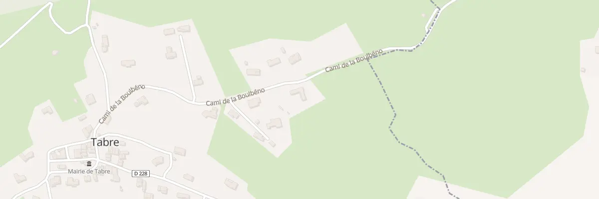 Plan du 32 Cami de la Boulbéno à Tabre
