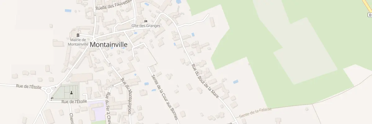 Plan du 18 Rue du Bout de la Mare à Montainville
