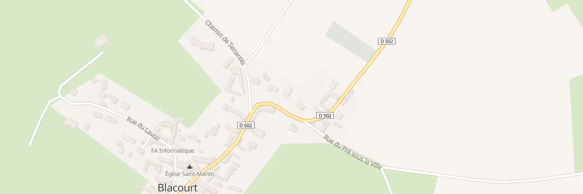 Plan du 11 Rue de Villembray à Blacourt