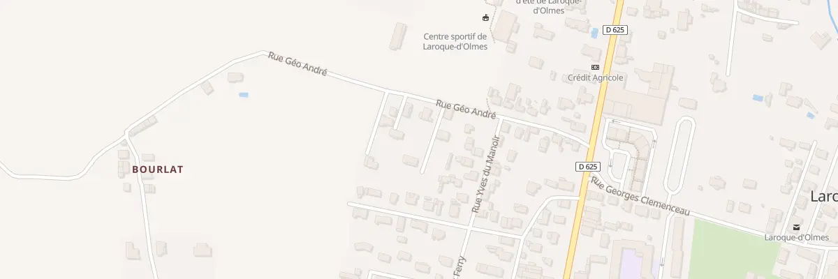 Plan du 23 Rue Géo André à Laroque-d’Olmes