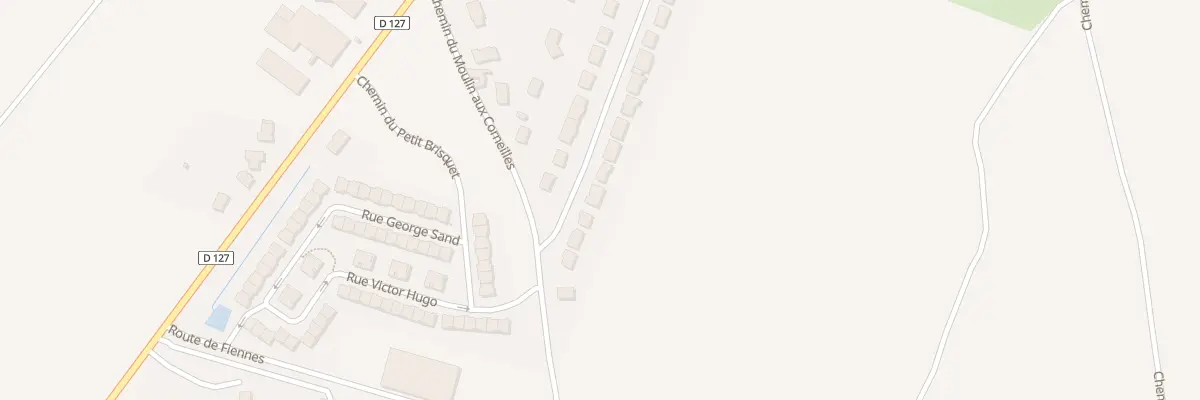 Plan du 533 Rue John Jeffries à Guînes