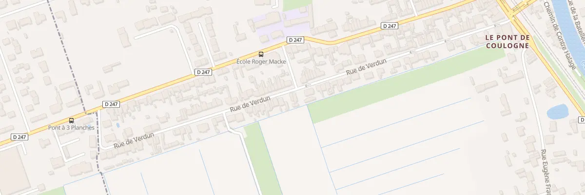 Plan du 75 Rue de Verdun à Coulogne