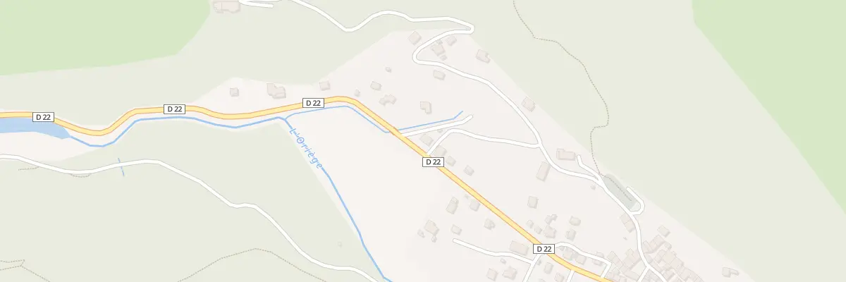 Plan du 88 Vge le Village à Orgeix