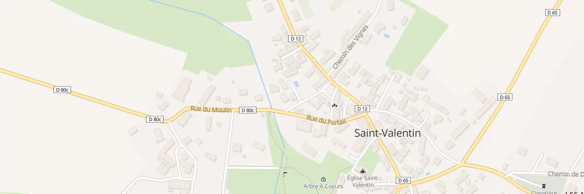 Plan du 5058 Le Bourg à Saint-Valentin