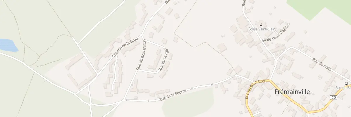 Plan du 1 Rue du Verger à Frémainville