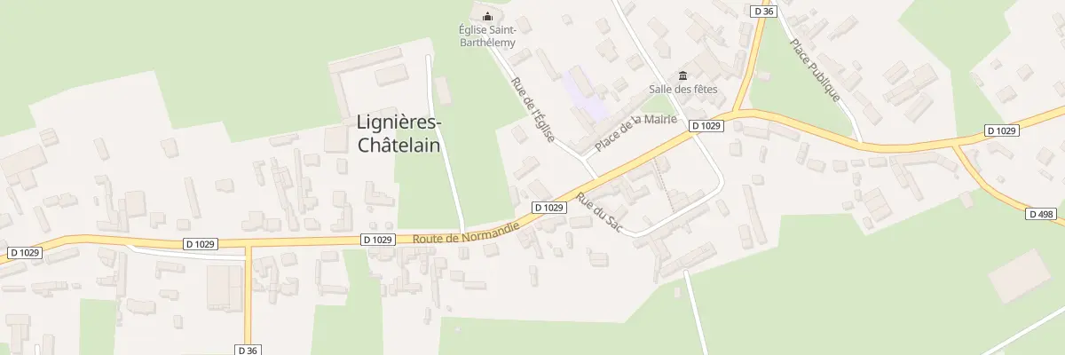 Plan du 20 Rte de Normandie à Lignières-Châtelain