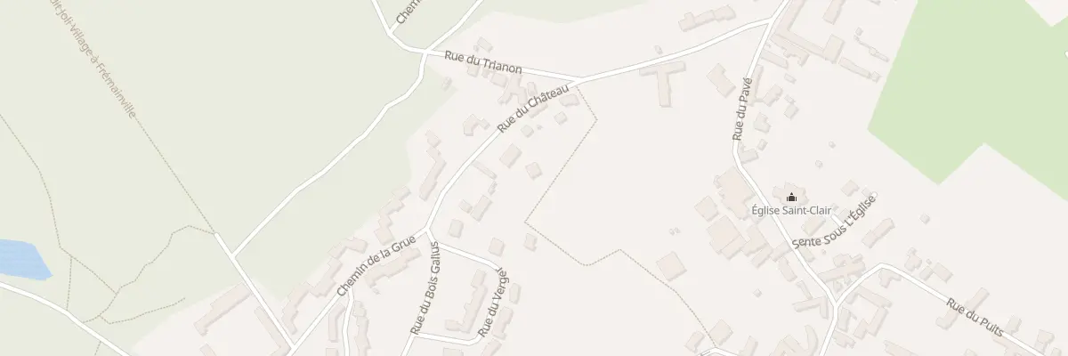 Plan du 11 Rue du Chateau à Frémainville